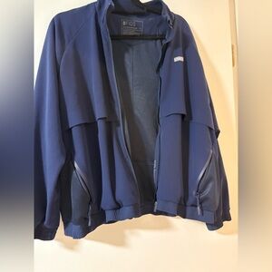 Figs Deep Blue Technical Jacket